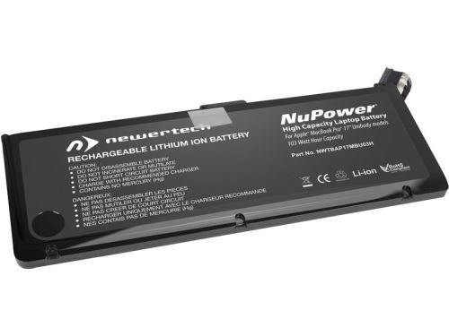 Accessoires ordinateur portable Batterie PC portable NewerTech NuPower - Batterie 103 Wh pour MacBook Pro 17' Unibody 2009/mi-2010
