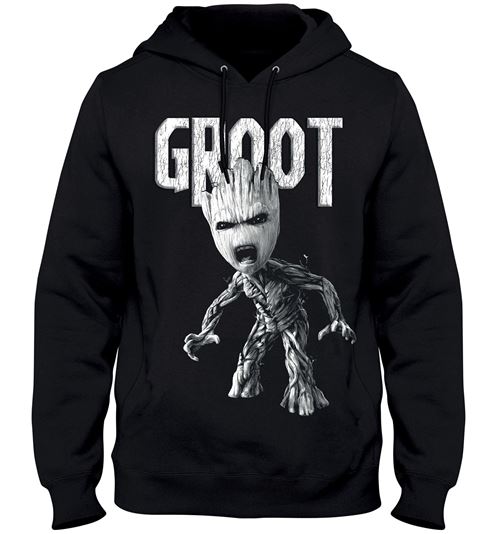 Sweat-shirt Les Gardiens de la Galaxie Vol. 2 - Angry Groot - Noir - M