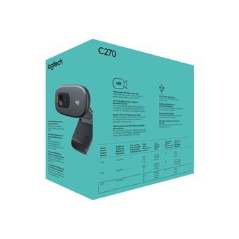Logitech HD Webcam C270 Webcam couleur 1280 x 720 audio