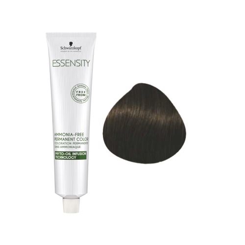 Coloration permanente sans ammoniaque avec technologie phytolipide, 4.62 : châtain moyen marron fumé, 60ml, schwarzkopf, femme