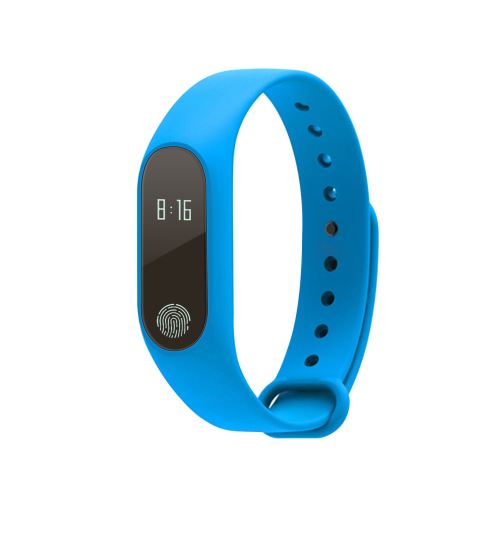 OHP Bracelet Intelligent moniteur de fréquence cardiaque Bluetooth M2 Bleu