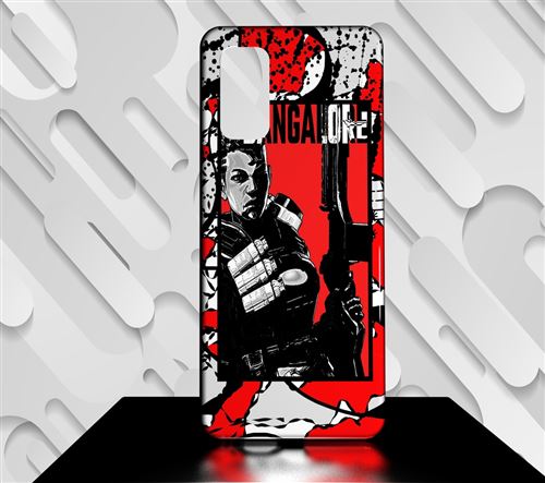 Coque pour Galaxy PLUS S20+ Jeu Video Apex Legends Bangalore 06
