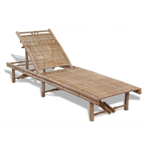 Vidaxl Chaise Longue Bambou - Image 2