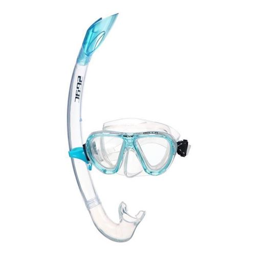 SEAC Masque et Tuba de plongée Bella - Enfant - Bleu turquoise