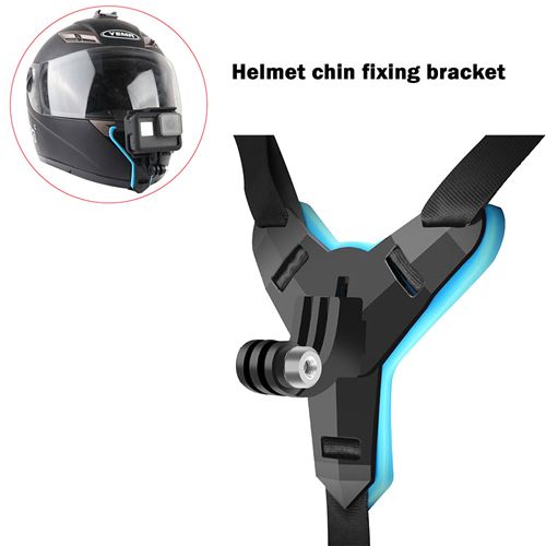Moto Casque De Velo Chin Etrier De Fixation Pour Dji Osmo Action Pour Gopro Hero7 Mk4223 Accessoire Photo Achat Prix Fnac