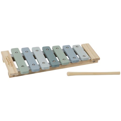 Xylophone en bois hollandais bleu