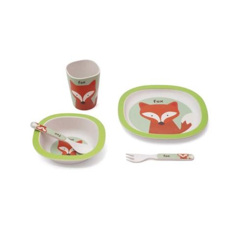 mill'o bébé lot de 5 vaisselles renard