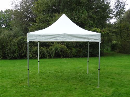 Tente Pliante Chapiteau pliable Tonnelle pliante Barnum pliant FleXtents Xtreme 50 Heavy Duty 3x3m, Blanc