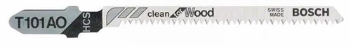 Lame De Scie Sauteuse Bosch T 101 Ao Clean For Wood