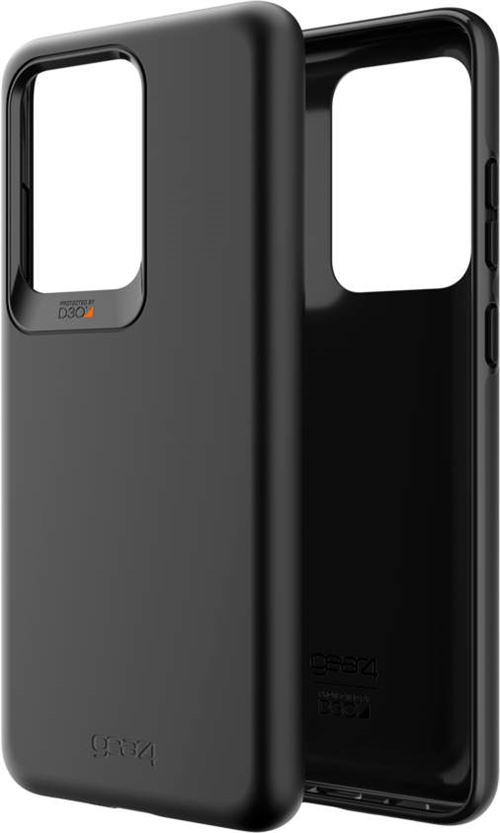 Gear4 D3O Holborn - Achterzijde behuizing voor mobiele telefoon - D3O - zwart - 6.9 - voor Samsung Galaxy S20 Ultra, S20 Ultra 5G