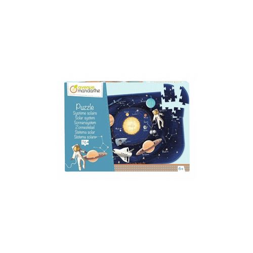 Non Communiqué Puzzle Systeme Solaire 76 P