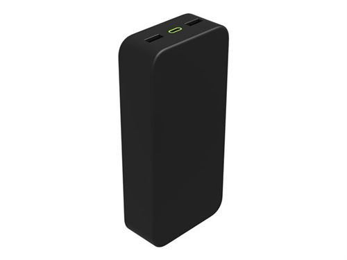 mophie powerstation XL - Banque d alimentation - 20000 mAh - 20 Watt - PD - 2 connecteurs de sortie (USB) - sur le câble : USB-C - noir