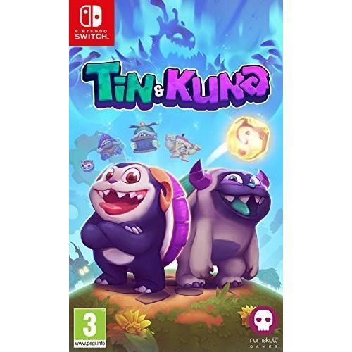 Jeu vidéo - TIN & KUNA - Noir - 40 niveaux - Mondes magiques - Aventure coopérative