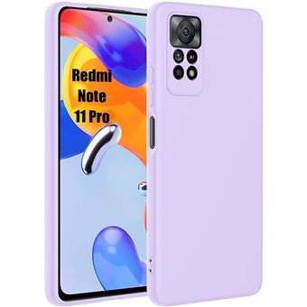 Coque pour Xiaomi Redmi Note 12 Pro 4G, Note 11 Pro 4G/5G, Protection Ultra Slim Antichoc Anti-Rayures Violet - BOOLING - 1