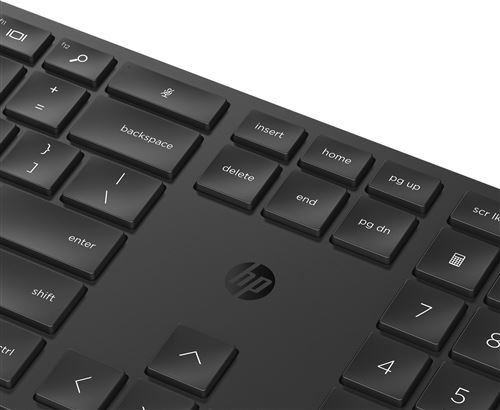 HP 655 - Ensemble clavier et souris - sans fil - 2.4 GHz - Français - noir - pour HP 470 G9; Chromebook x360; Elite Mini Conference G9; ProBook 635