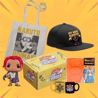 Coffret Wootbox 100% Manga 2021 - Funko Pop One Piece Shanks inclus