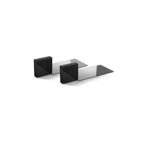 Meliconi - Support mural pour barre de son - Ghost Cubes - Noir - Image 4