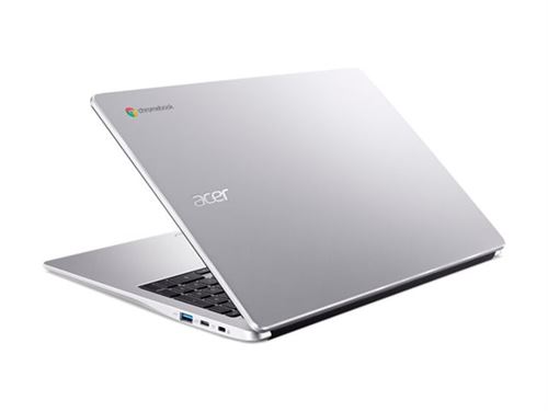 Acer Chromebook 315 CB315-4HT - Intel Pentium Silver - N6000 / jusqu'à 3.3 GHz - Chrome OS - UHD Graphics - 8 Go RAM - 32 Go eMMC - 15.6" IPS écran tactile 1920 x 1080 (Full HD) - Wi-Fi 6 - Argent pur - clavier : Français