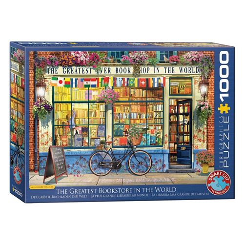 Puzzle 5000 pièces : La meilleure librairie du monde - Educa - Rue des  Puzzles