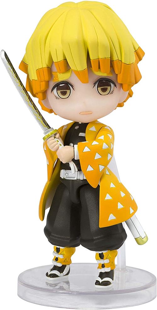 Figurine Figuarts Mini – Blade Of Onishin No Blades, Zenitsu Wagatsuma (~90 mm PVC & ABS, posable) – Bandai