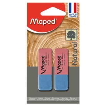 Lot de 2 Gommes Duo MAPED Duo-Gom - Gomme - Achat & prix