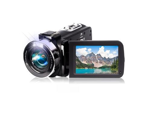 Vendos85 Multi-Couleurs Caméscope Numérique Full Hd De 23 Pouces 42 P Noir Gris - Neuf - Image 3