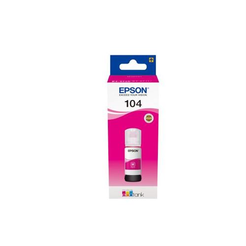 EPSON Kit de Remplissage d Encre Epson EcoTank 104 Magenta Jet d encre 7500 Pages 1 Un