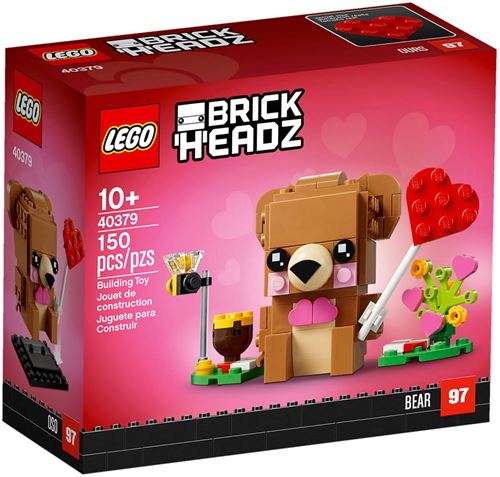 LEGO® BrickHeadz™ 40379 L'ours de la Saint-Valentin