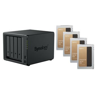 Serveur NAS Synology DS925+ (32Go RAM) avec 4x 960Go SSD Enterprise - 1