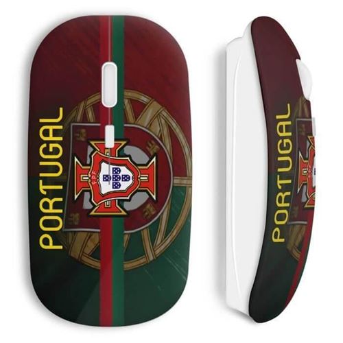 Souris sans fil Portugal FPF drapeau Maniacase