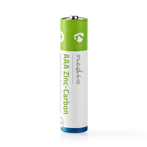 Pile au zinc-carbone AAA Nedis BAZCR032SP Blanc / Bleu / Vert