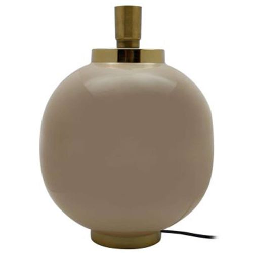 Non Communiqué Taupe Lampe À Poser Design "Arto" 38Cm & Or