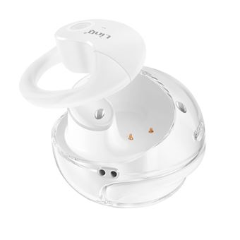 Écouteurs Bluetooth Clip Design ouvert Micro Appel Touche Tactile LinQ Blanc - 1