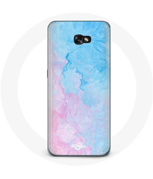 Coque pour Samsung A5 2016 Fond bleu rose Maniacase
