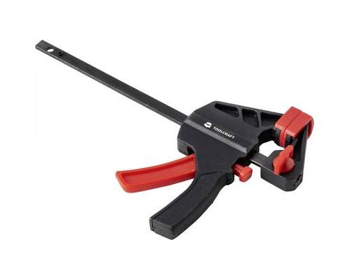 Toolcraft TO-6743691 Speed Clamp 100mm One-Handed Operation 10kg Force