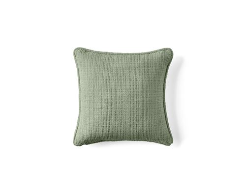Non Communiqué Vert Sauge Miro - Coussin - En Velours Texturé - 40X40 Cm