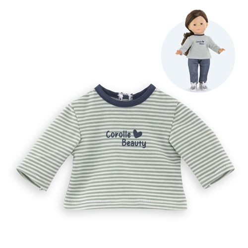 Corolle Multicolore T-Shirt Rayé Manches Longues Pour Poupée - Image 4