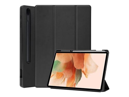 DLH - Étui à rabat pour tablette - pour Samsung Galaxy Tab S7 FE, Tab S7+, Tab S8+