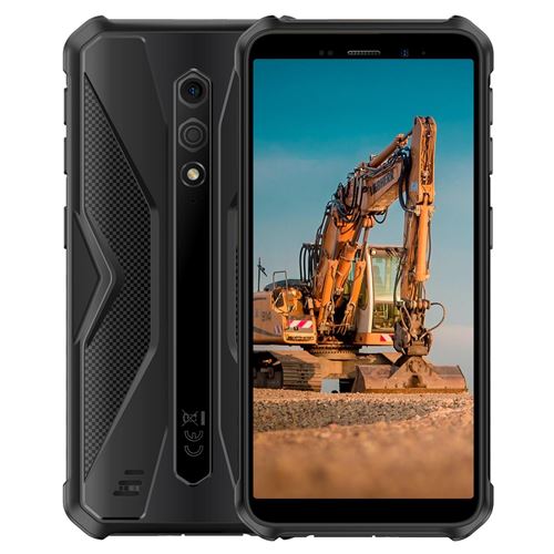Smartphone Robuste 4G 5.45 Pouces Android 13 3GB+32GB Déverrouillage Facial NFC Noir YONIS