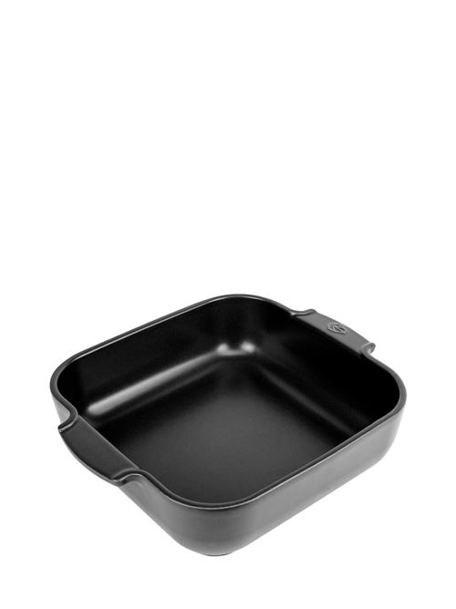 Non Communiqué Noir Appolia Plat Four Céramique Carré Satin 28 Cm - 11In
