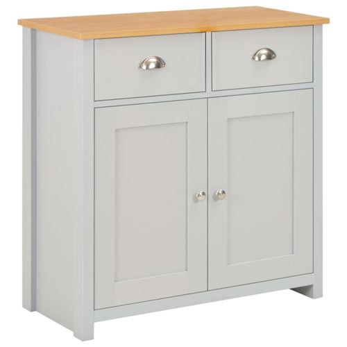 Vidaxl Gris Buffet 79X35x81 Cm - Image 2