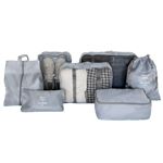 8€01 sur 8 pcs Voyage Accueil Vêtements Couette Couverture Sac De Rangement  Ensemble Chaussures Partition Rangement Organisateur Garde-Robe Valise  Pochette Emballage - Achat & prix