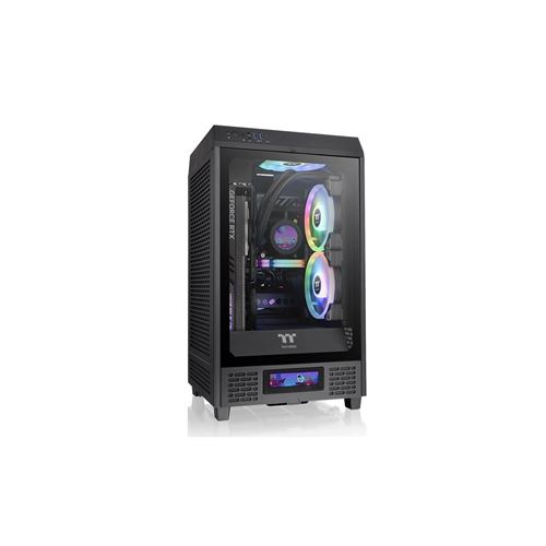 Thermaltake - The Tower 200 - Boîtier PC Mini Tour - Noir - Image 3