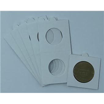 Cornici Portamonete Hartberger 25mm 50x50mm – 100 Pezzi, Formato 8332025, Nuove