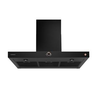 Hotte décorative murale 90cm 65db 540m3/h noir De Dietrich DHB2934B