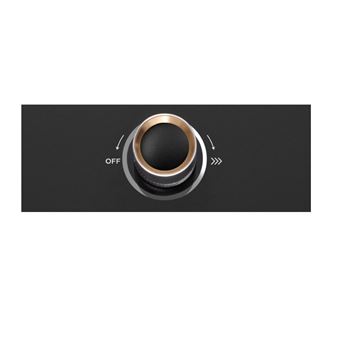 Hotte décorative murale 90cm 65db 540m3/h noir De Dietrich DHB2934B