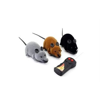 Souris jouet télécommandée sans fil - Jouet de télécommande De souris de  chat, noir