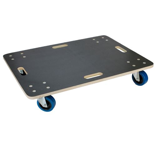 ECD Germany - Chariot à roulettes - 60 x 80 cm - 800 kg - Gris - Image 3