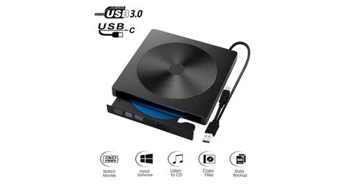 Non Communiqué Lecteur De Dvd Externe Usb 3. 0 Pour Ordinateur Portable