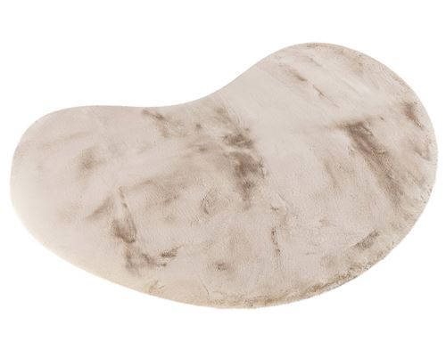 BestMobilier - Tapis organique - Fausse fourrure - Beige - Image 3
